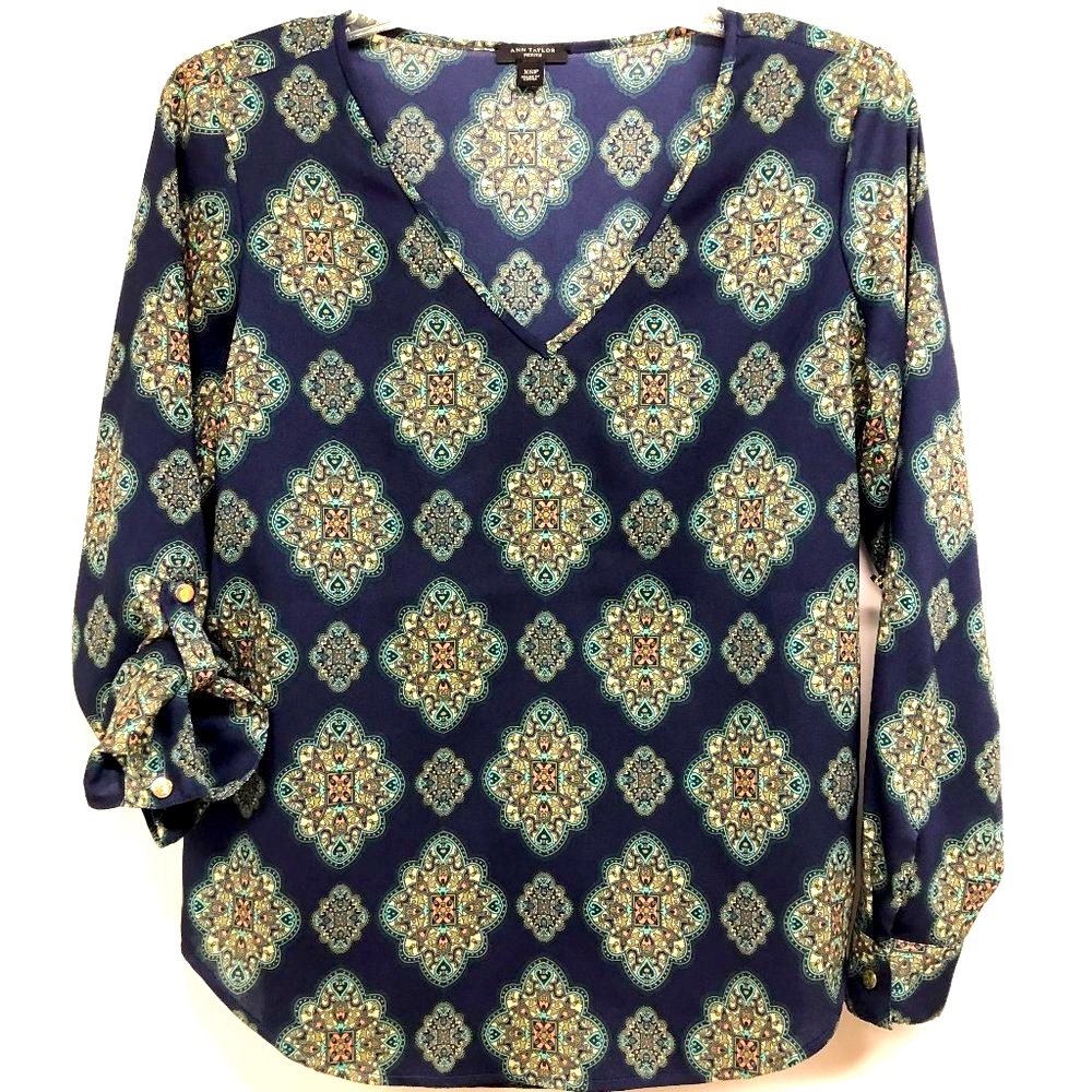 Ann Taylor Petite Blouse women XSP